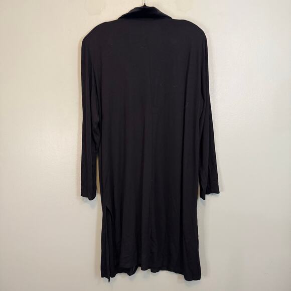 Designs & Co Lane Bryant Coat 18/20 Black Wool Velour Collar 3-Buttoned NWT USA - Picture 2 of 9